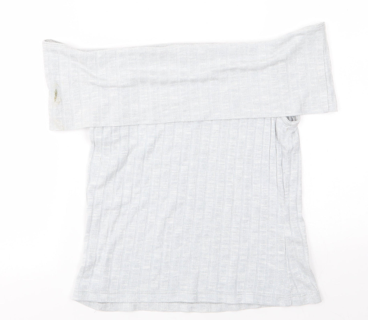 Womens UK Size 14 New Look Grey Basic T-Shirt