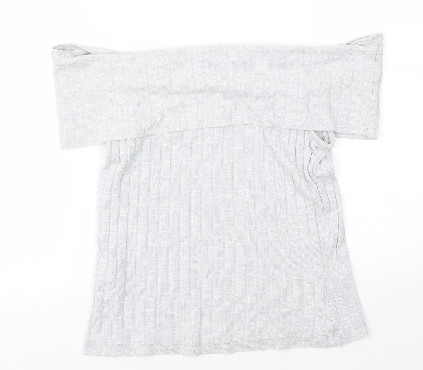 Womens UK Size 14 New Look Grey Basic T-Shirt