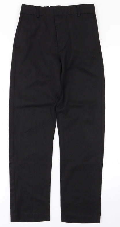Preworn Boys Black   Dress Pants Trousers Size 11-12 Years