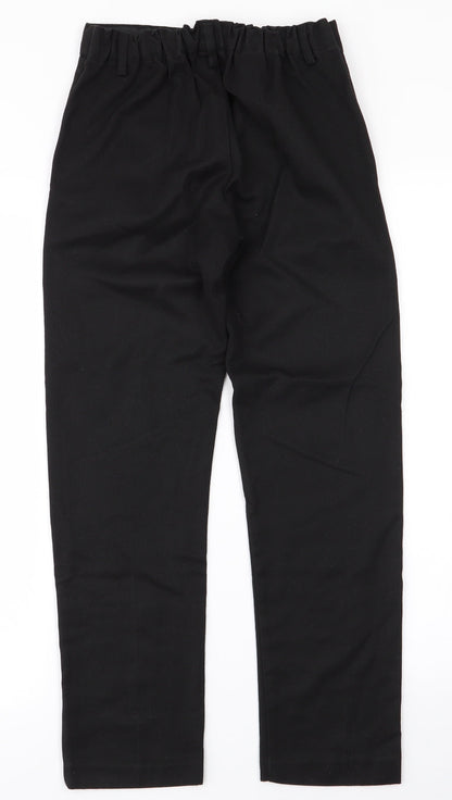 Preworn Boys Black   Dress Pants Trousers Size 11-12 Years