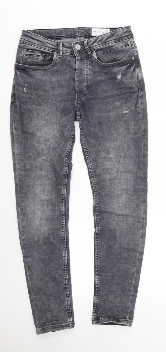 Denim Co Mens Grey   Skinny Jeans Size 30 in L27 in