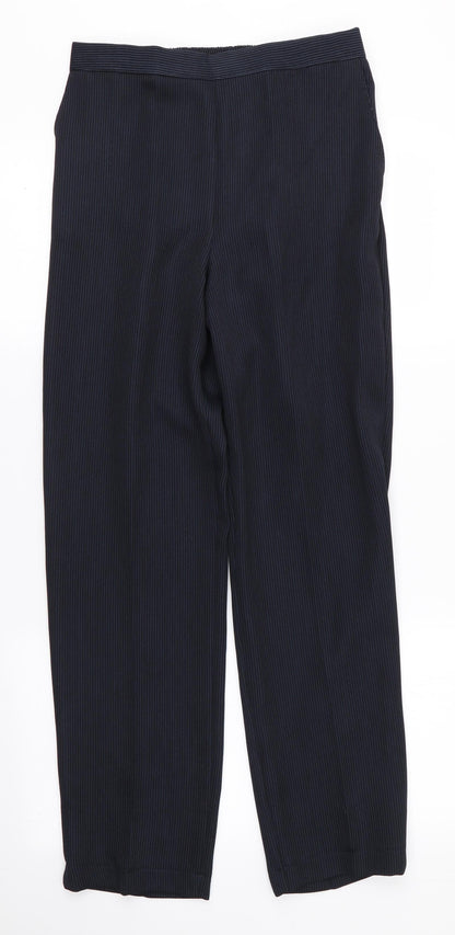 Womens UK Size 12 Emma Collection Regular Fit  Blue Trousers