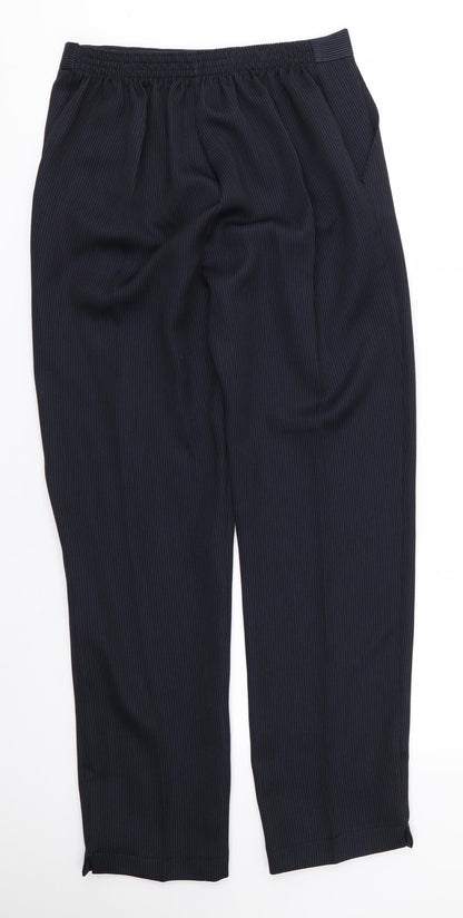 Womens UK Size 12 Emma Collection Regular Fit  Blue Trousers