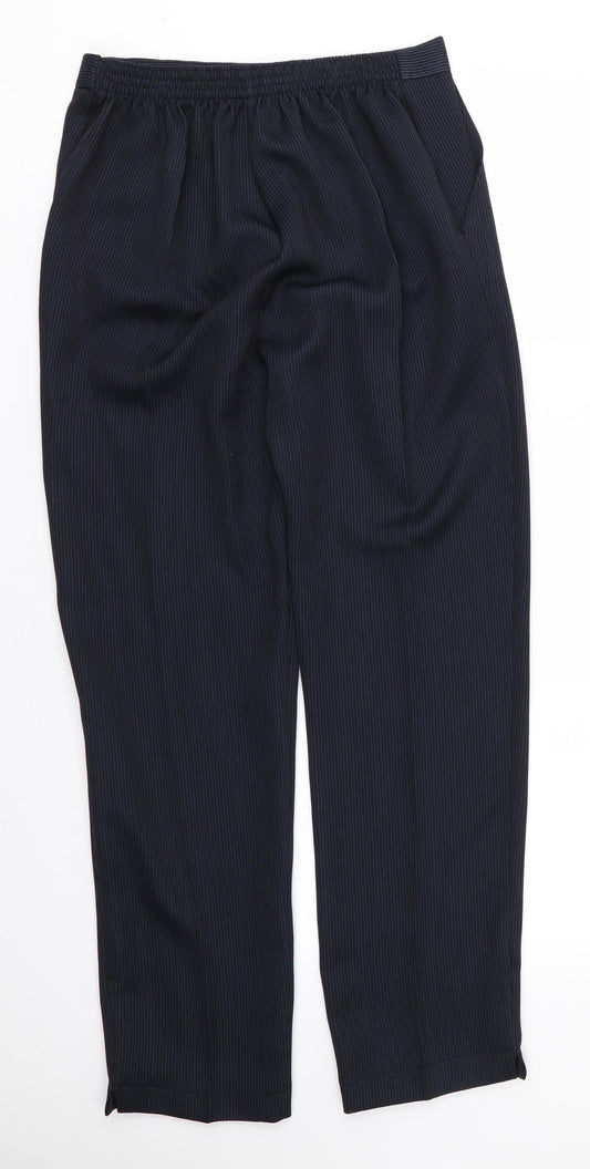 Womens UK Size 12 Emma Collection Regular Fit  Blue Trousers