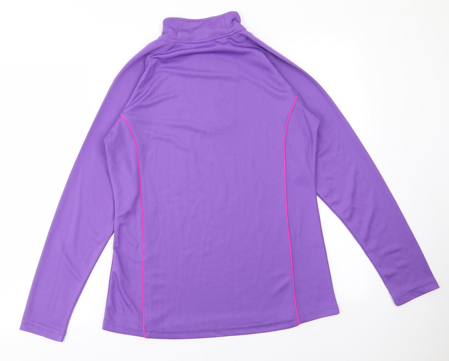 Womens UK Size L Preworn Purple Pullover Jumper