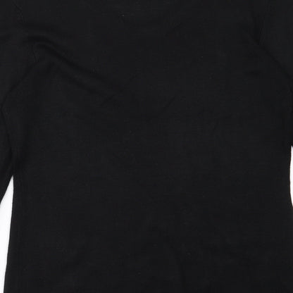 Womens UK Size S Canda Black Pullover Jumper