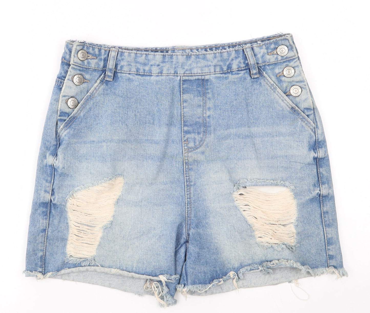 Denim Co Womens Blue   Mom Shorts Size 8