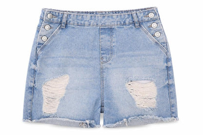 Womens UK Size 8 Denim Co Regular Fit Mom Shorts