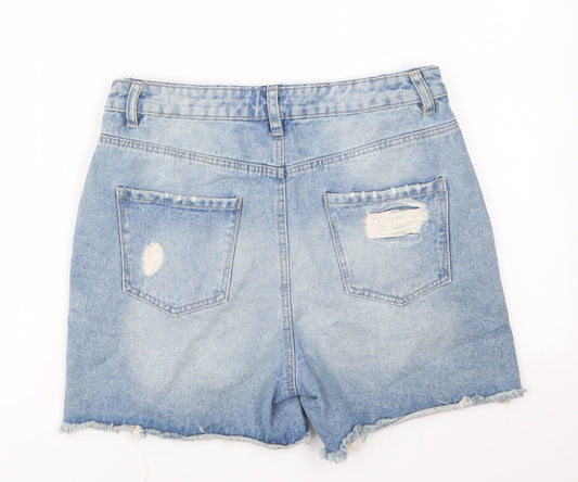 Denim Co Womens Blue   Mom Shorts Size 8