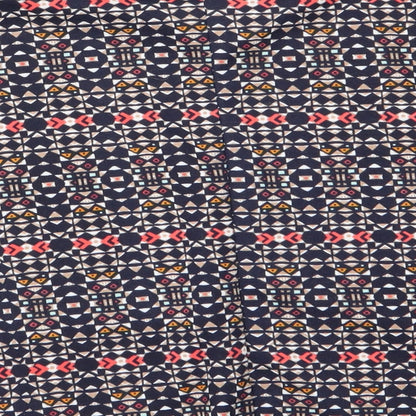 H&M Womens Blue Geometric  A-Line Skirt Size S