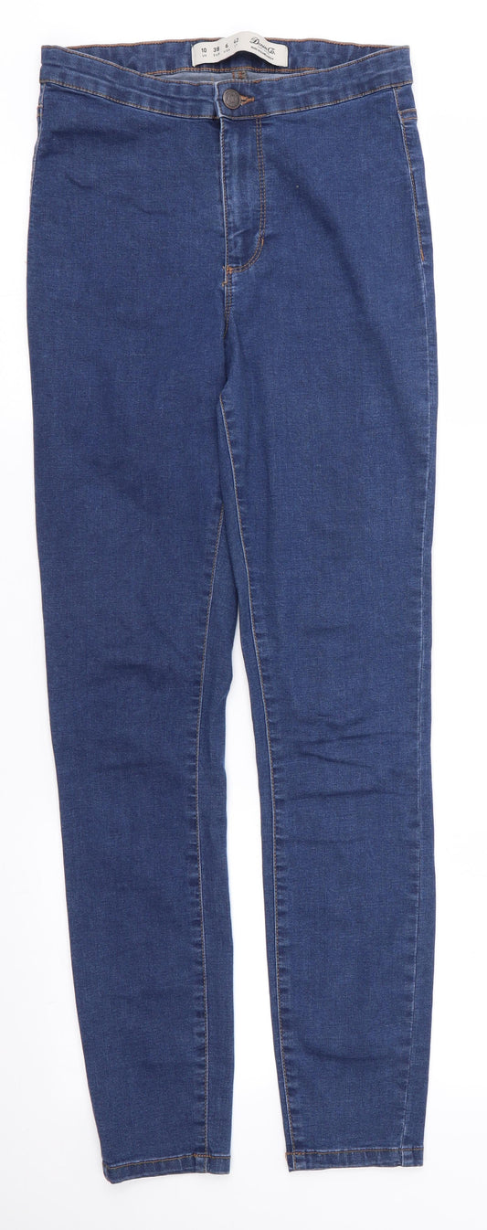 Denim Co Womens Blue   Skinny Jeans Size 10 L28 in