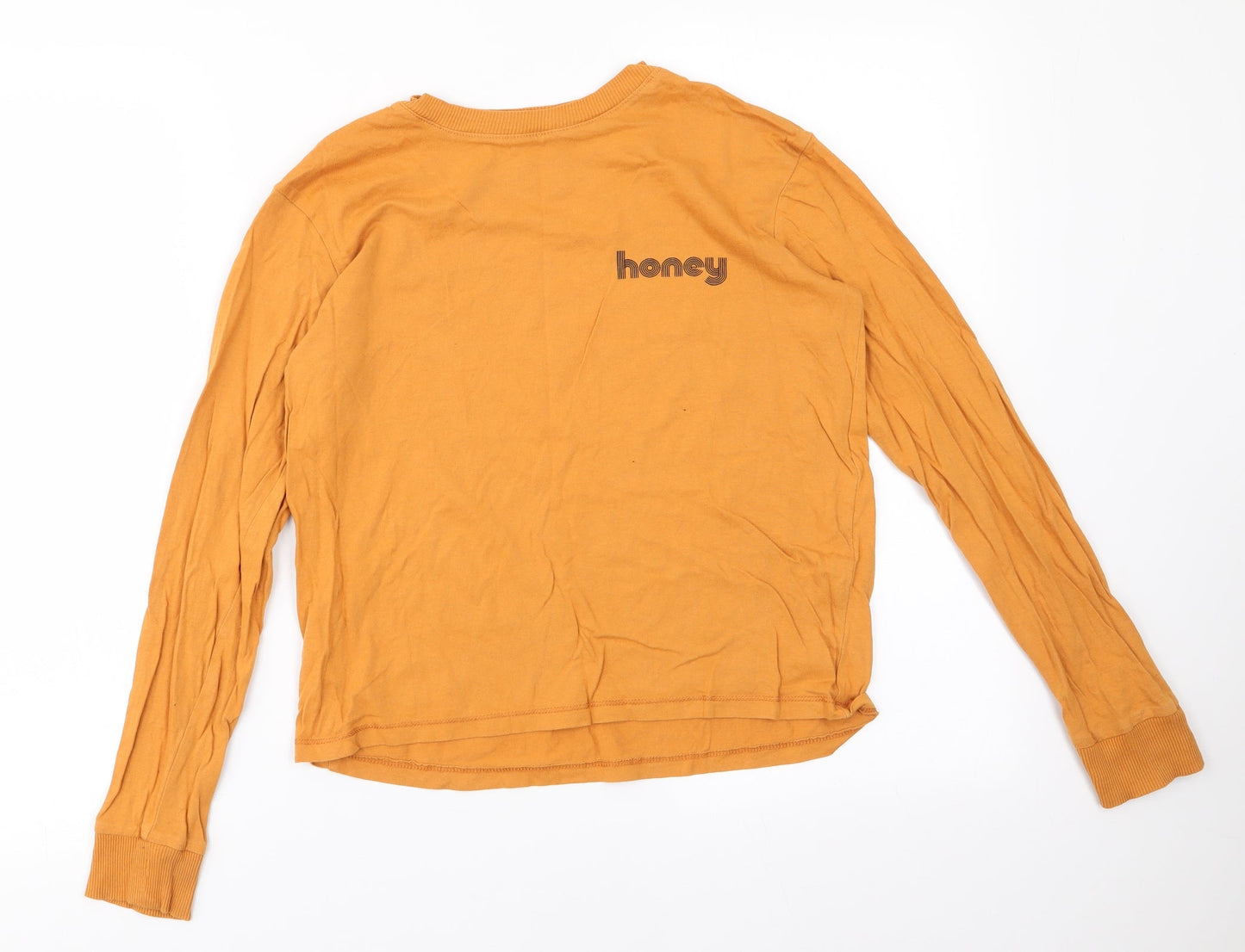 Tbar Womens Yellow   Basic T-Shirt Size XS