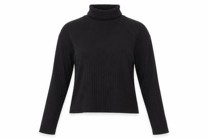 Womens UK Size XS Divided Black Basic T-Shirt