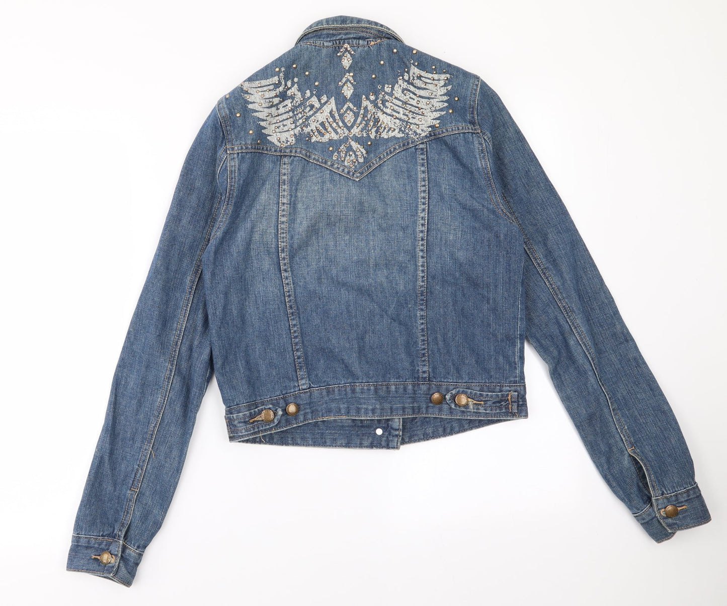 Womens UK Size 10 Topshop Blue Jacket