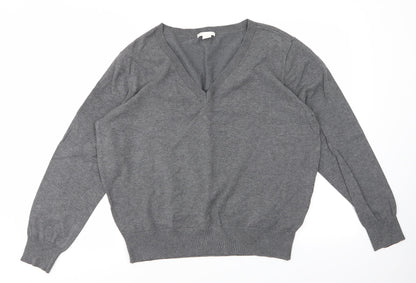 H&M Mens Grey   Pullover Jumper Size L