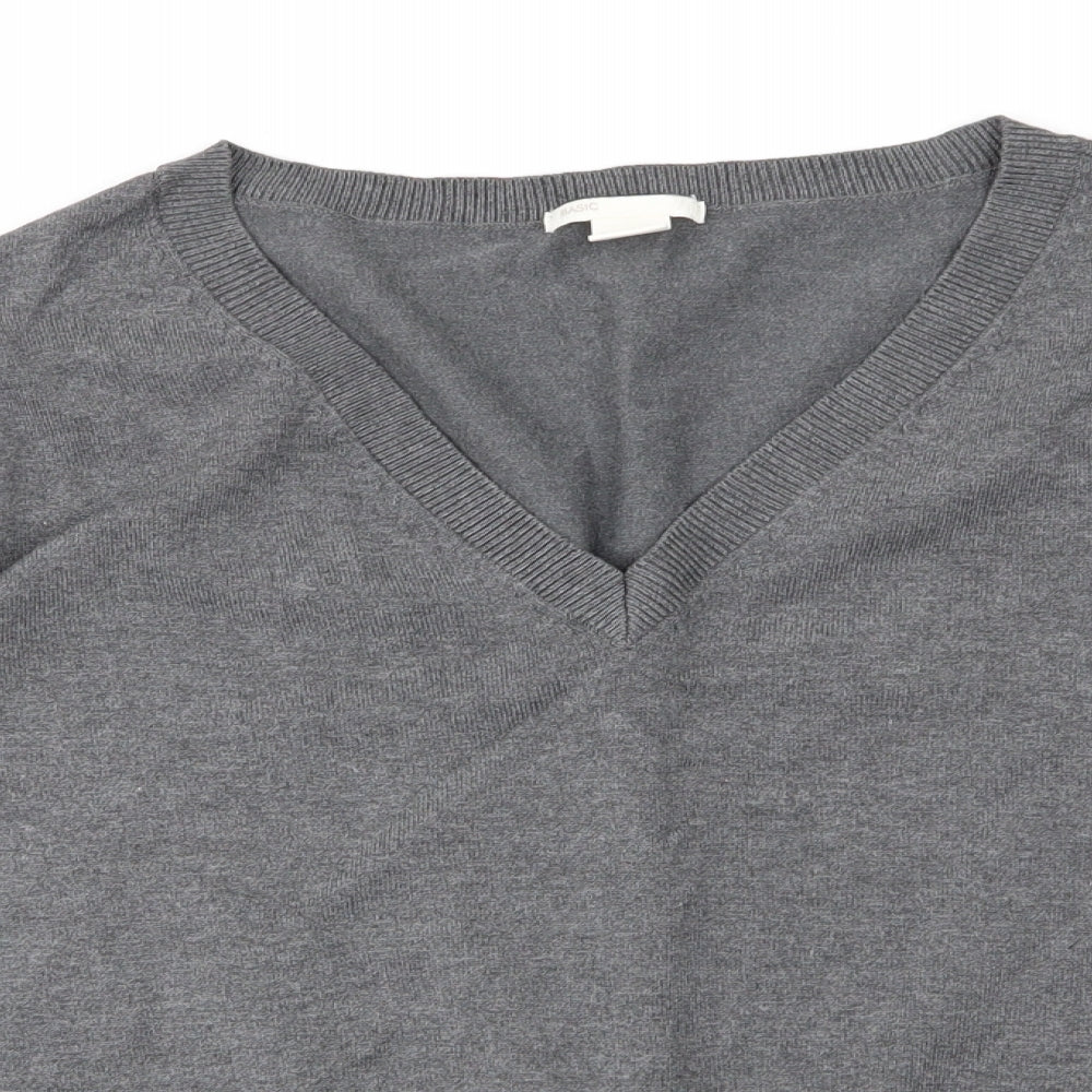 H&M Mens Grey   Pullover Jumper Size L
