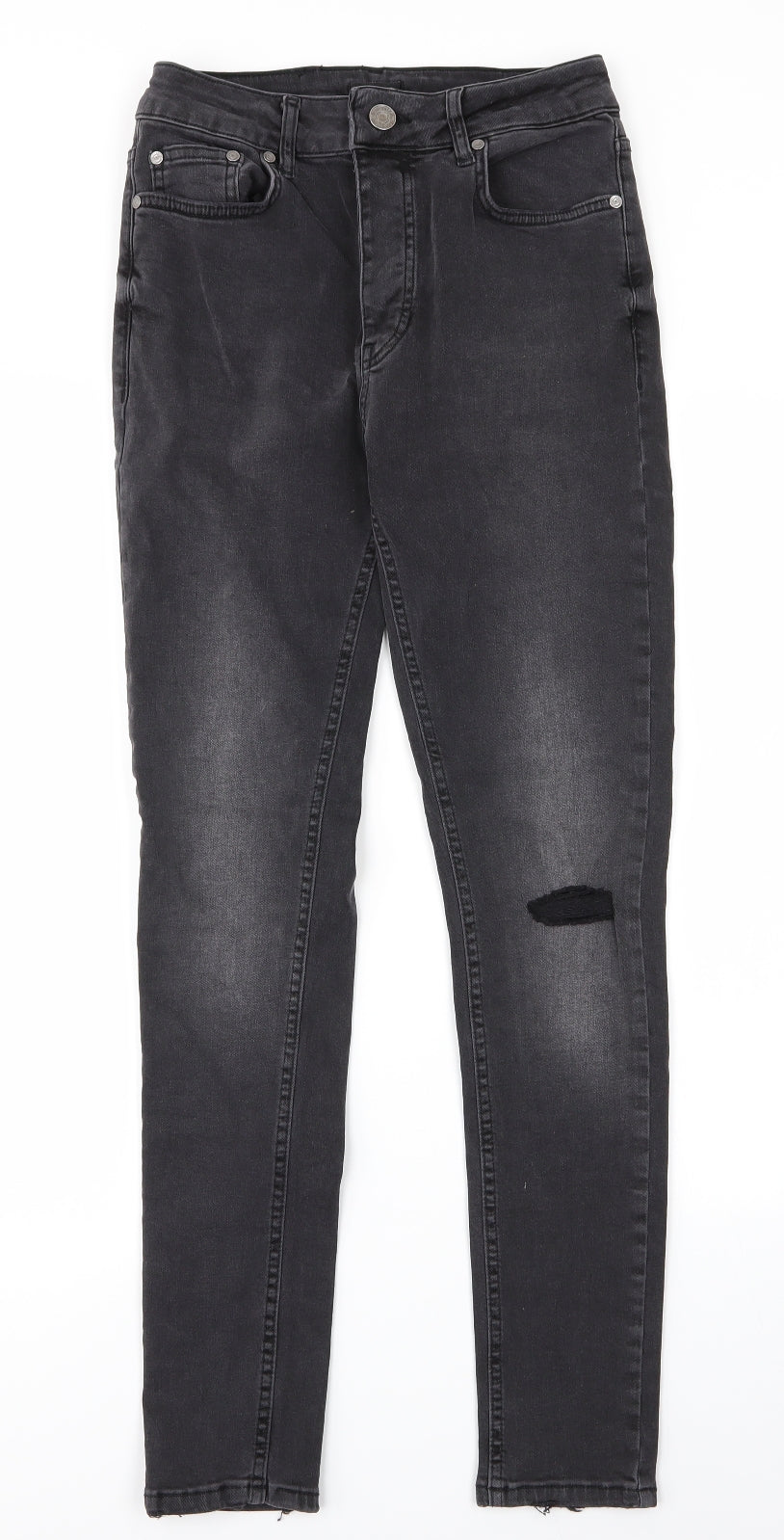 Boohoo Man Mens Grey   Skinny Jeans Size 30 in L28 in