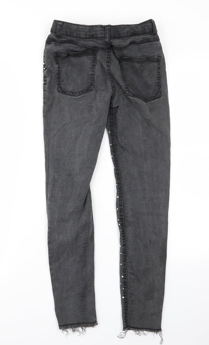 Denim Co Girls Grey   Skinny Jeans Size 11-12 Years