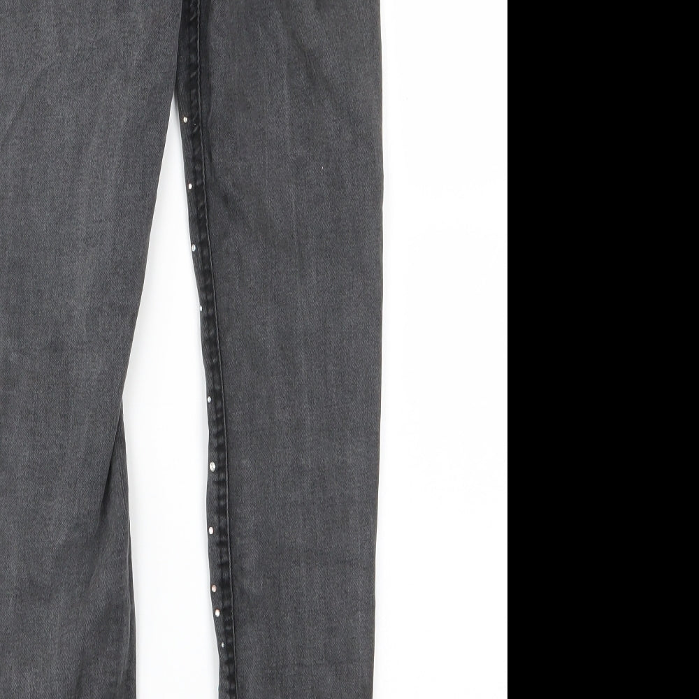 Denim Co Girls Grey   Skinny Jeans Size 11-12 Years
