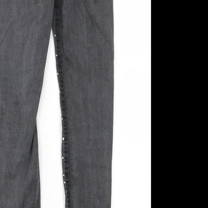 Denim Co Girls Grey   Skinny Jeans Size 11-12 Years