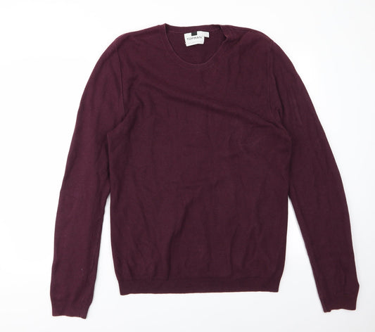 Topman Mens Purple   Pullover Jumper Size M