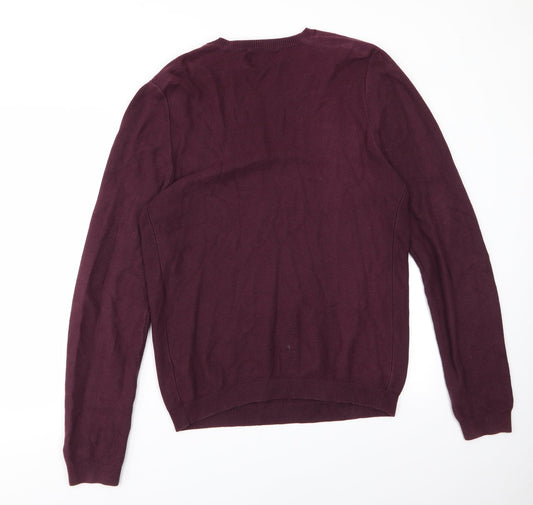 Topman Mens Purple   Pullover Jumper Size M