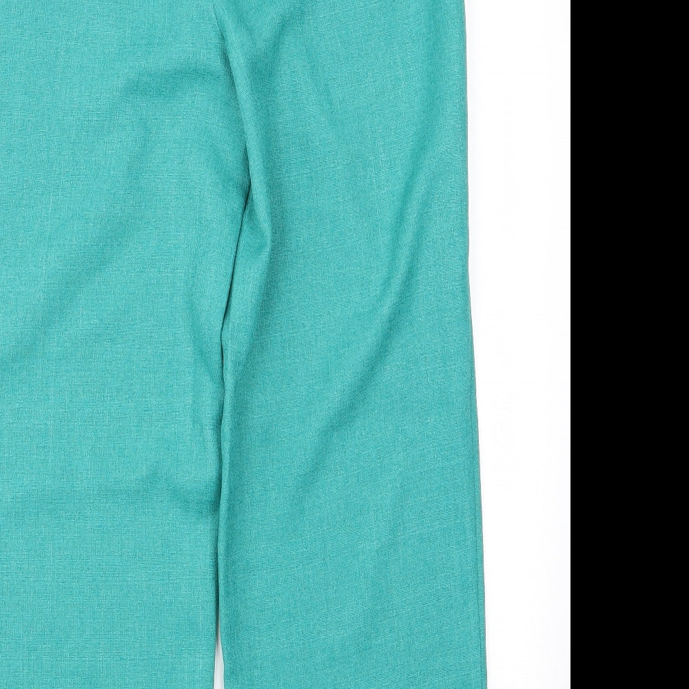 Womens UK Size 12 Julipa Regular Fit Dress Pants Blue Trousers