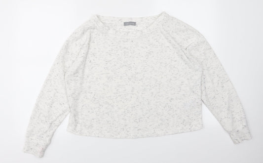 Womens UK Size L New Look White Pullover Jumper