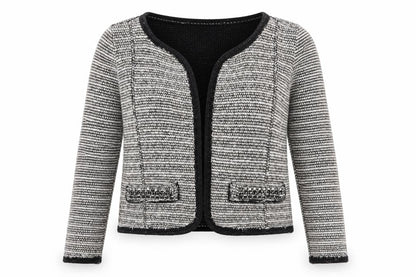 Womens UK Size M Pull & Bear White Shrug Jumper