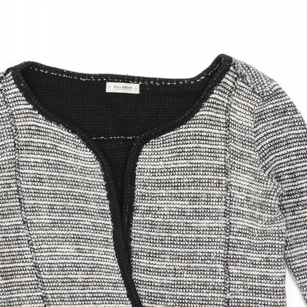 Womens UK Size M Pull & Bear White Shrug Jumper