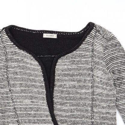 Womens UK Size M Pull & Bear White Shrug Jumper