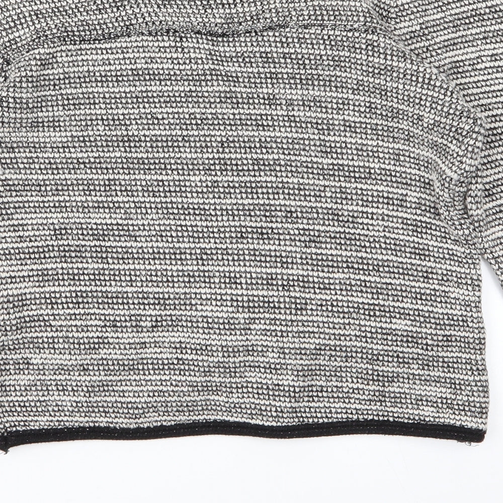 Womens UK Size M Pull & Bear White Shrug Jumper