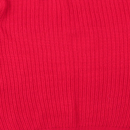 Womens UK Size L Papaya Red Pullover Jumper