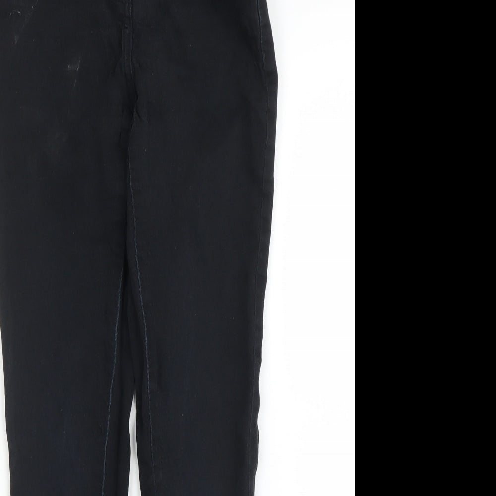 NEXT Womens Black  Denim Skinny Jeans Size 8 L23 in