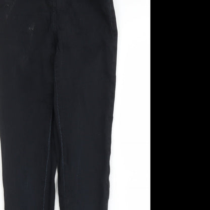 NEXT Womens Black  Denim Skinny Jeans Size 8 L23 in