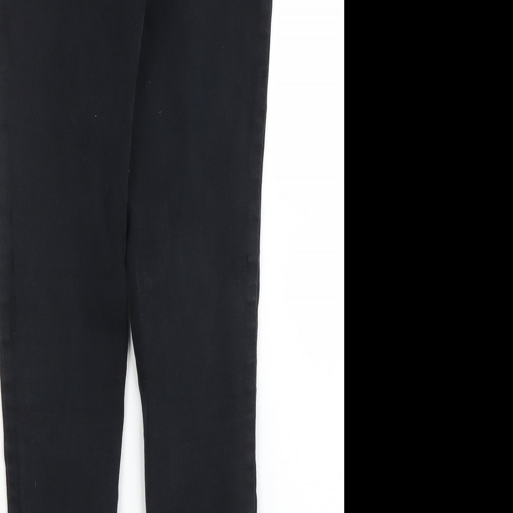 NEXT Womens Black  Denim Skinny Jeans Size 8 L23 in