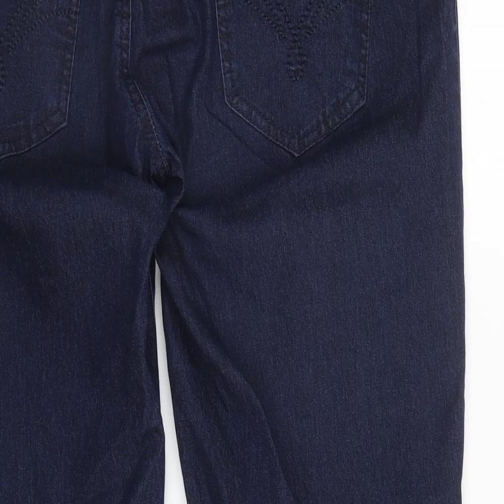 Avon Womens Blue  Denim Capri Trousers Size L L26 in