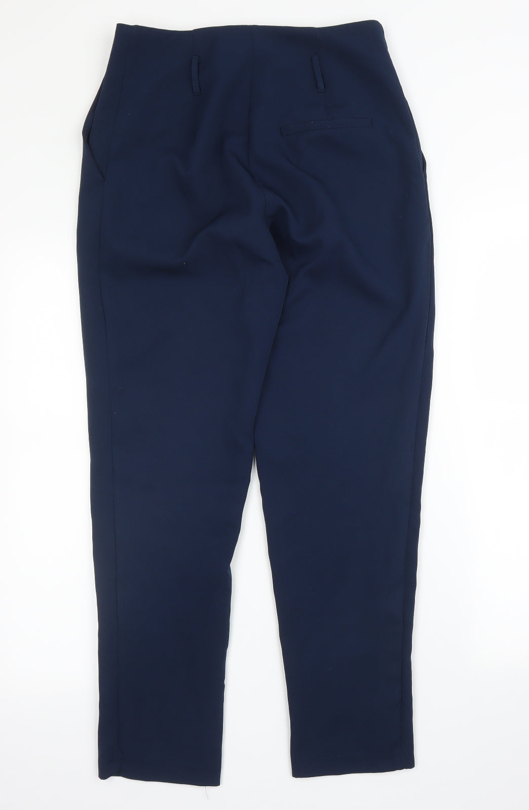 Womens UK Size 8 New Look Regular Fit Carrot Blue Trousers