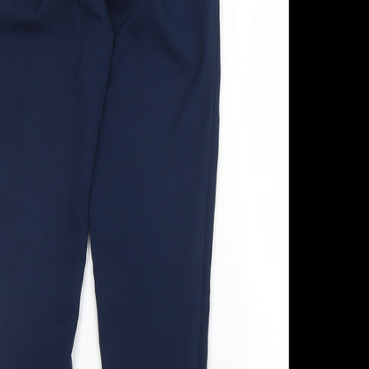 Womens UK Size 8 New Look Regular Fit Carrot Blue Trousers