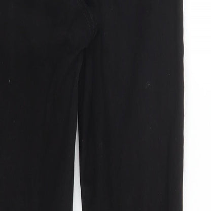 Dorothy Perkins Womens Black  Denim Skinny Jeans Size 8 L25 in