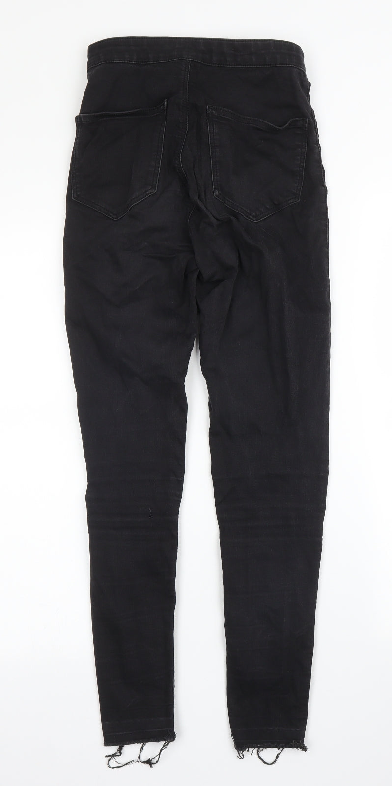 Topshop Womens Black  Denim Skinny Jeans Size 24 in L27 in