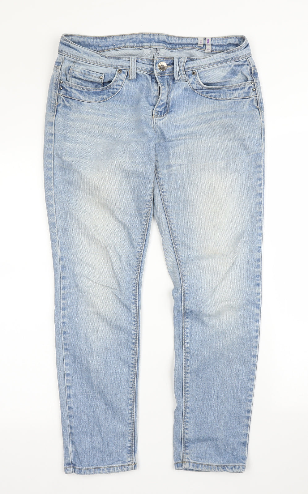 Womens UK Size 10 YesYes Regular Fit Skinny Blue Jeans