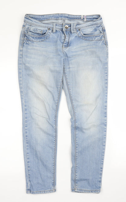 Womens UK Size 10 YesYes Regular Fit Skinny Blue Jeans