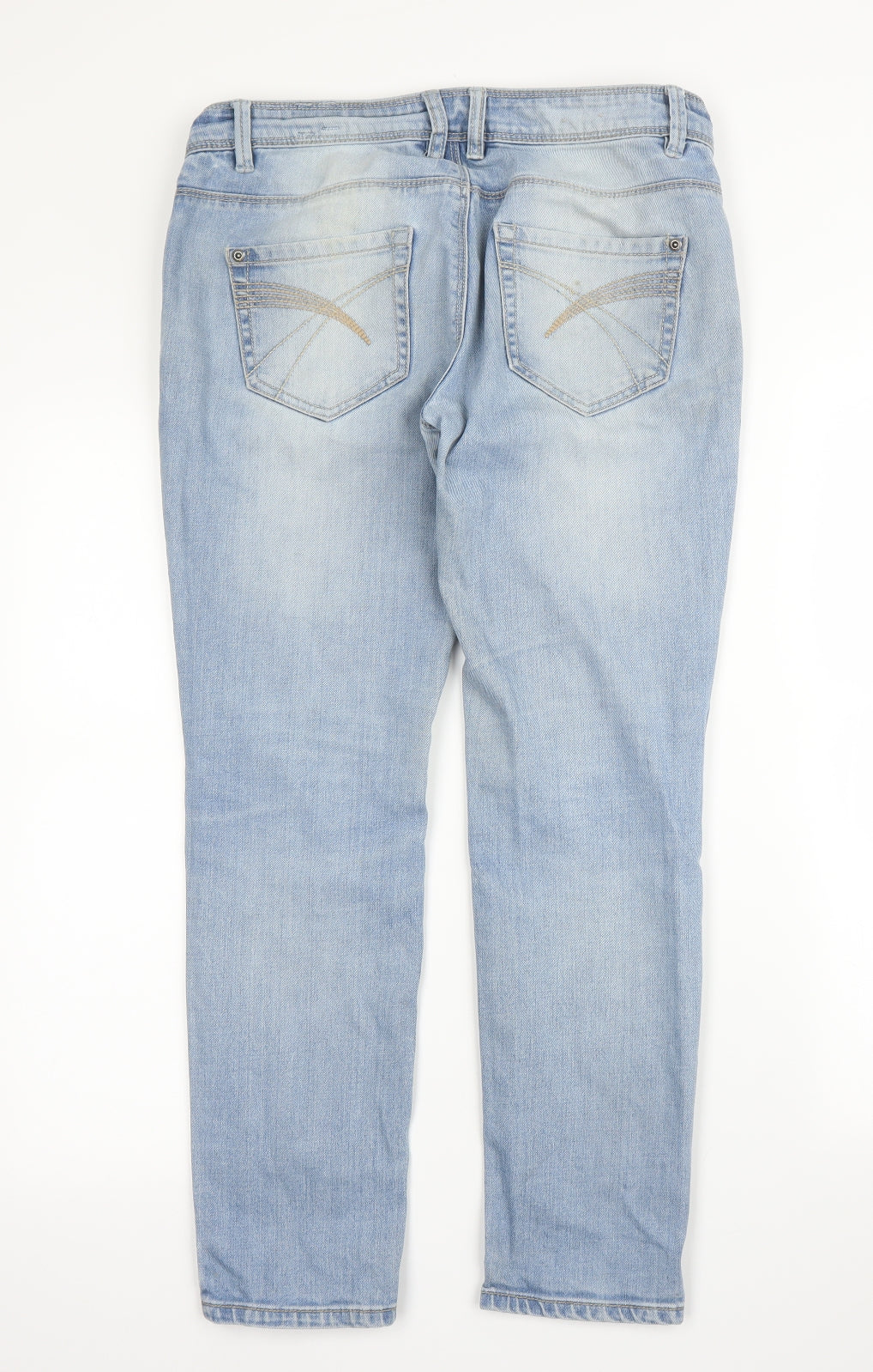 Womens UK Size 10 YesYes Regular Fit Skinny Blue Jeans