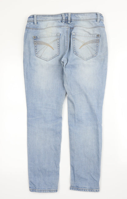 Womens UK Size 10 YesYes Regular Fit Skinny Blue Jeans