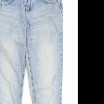 Womens UK Size 10 YesYes Regular Fit Skinny Blue Jeans