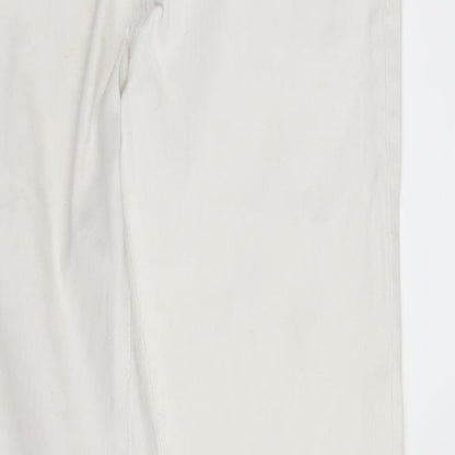 Primark Womens White  Denim Skinny Jeans Size 8 L28 in