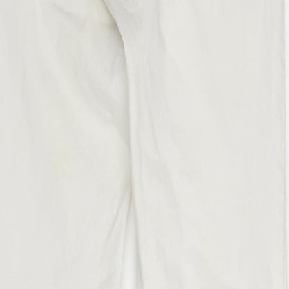 Primark Womens White  Denim Skinny Jeans Size 8 L28 in
