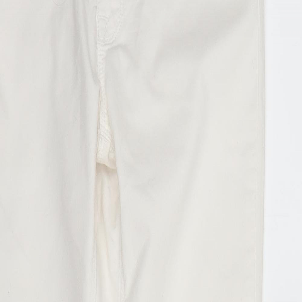 South Womens White  Denim Skinny Jeans Size 10 L26 in