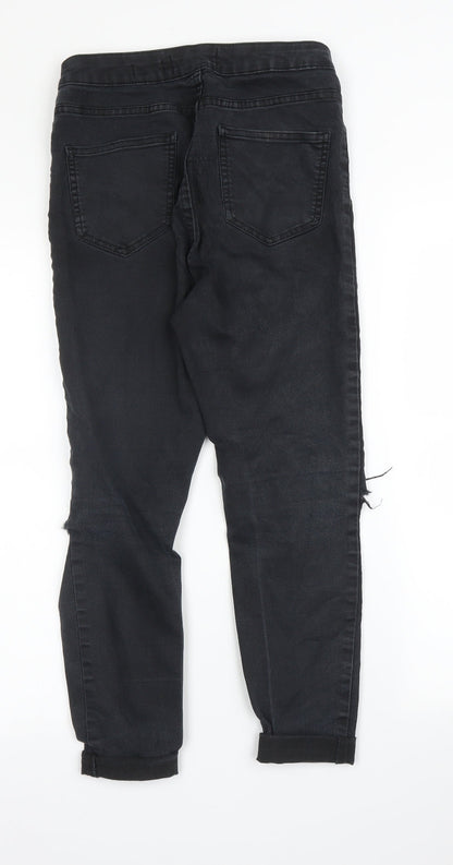 New Look Womens Black  Denim Skinny Jeans Size 10 L21 in